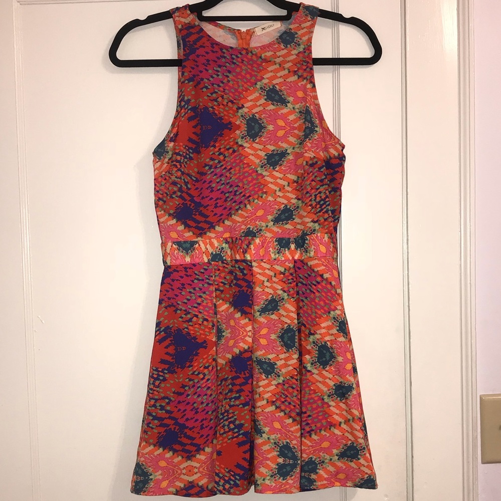 Colorful mini dress